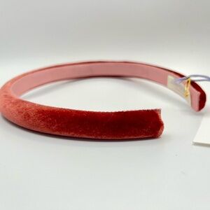 Velvet Tiana Headband in Antique Rose